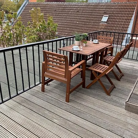 Charmante Mit Terrasse Im Herzen Von * Norden